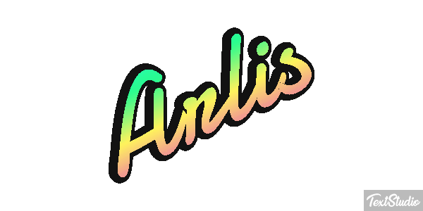 Arlis Texteffekt