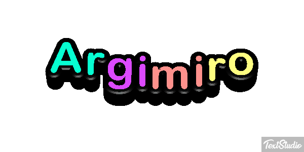 Argimiro Efecto de texto