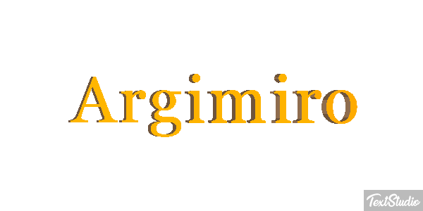 Argimiro Efecto de texto