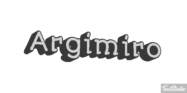 Argimiro Efecto de texto