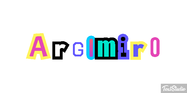 Argimiro Efecto de texto