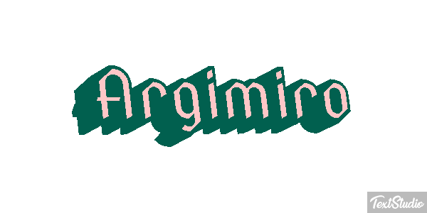 Argimiro Efecto de texto