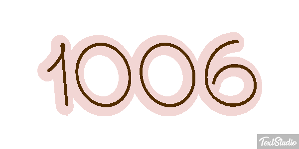 1006 Text effect