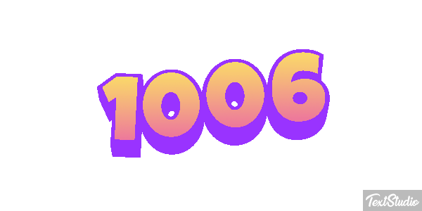 1006 Text effect