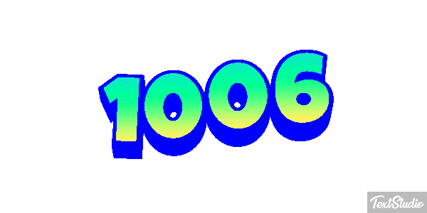1006 Text effect