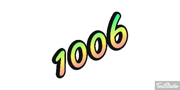 1006 Text effect