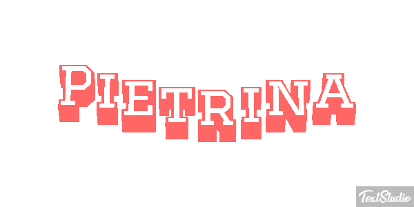 Pietrina Efekt tekstowy