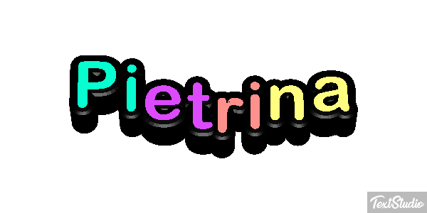 Pietrina Efekt tekstowy