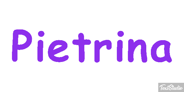 Pietrina Efekt tekstowy