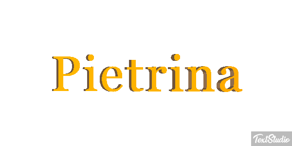 Pietrina Efekt tekstowy