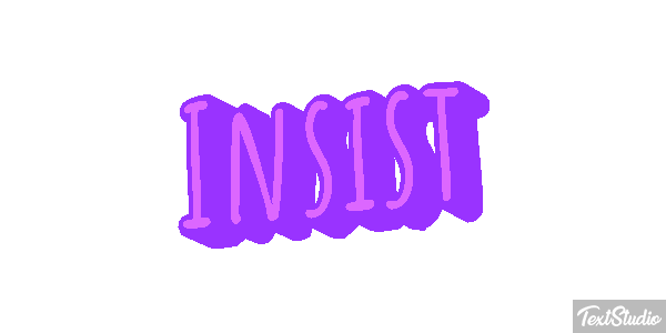 Insist Efecto de texto