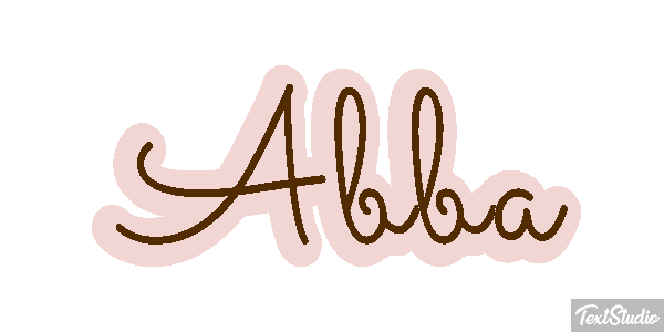Abba Text effect