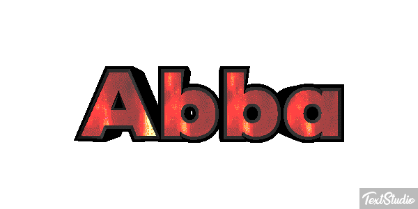 Abba Text effect