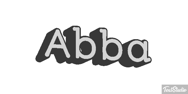 Abba Text effect
