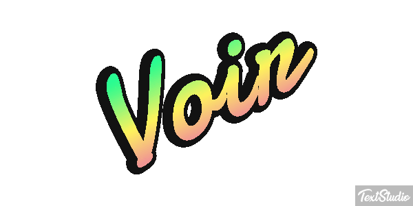 Voir Effet de texte