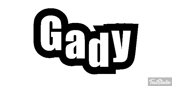 Gady Efekt tekstowy