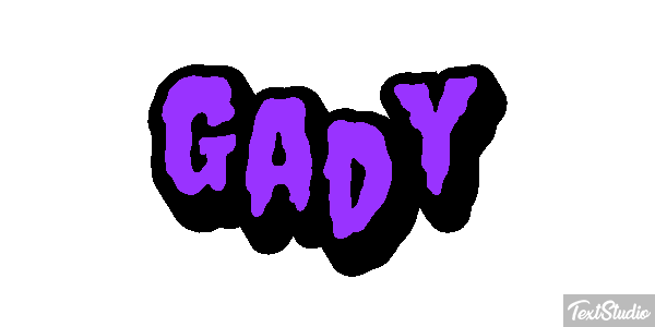 Gady Efekt tekstowy