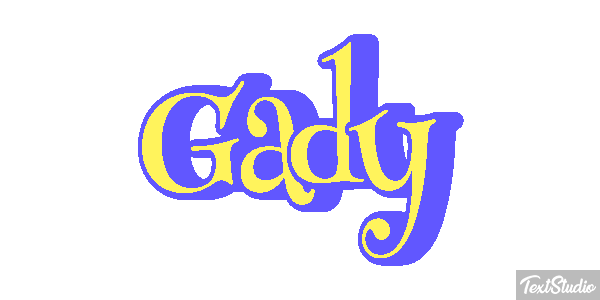Gady Efekt tekstowy