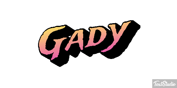 Gady Efekt tekstowy