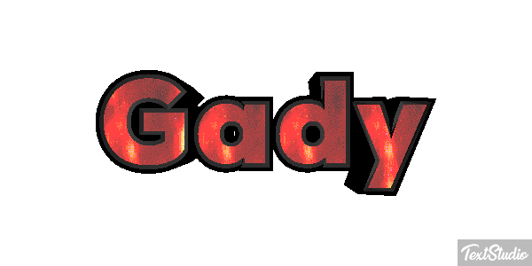 Gady Efekt tekstowy