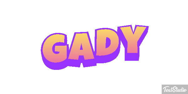 Gady Efekt tekstowy
