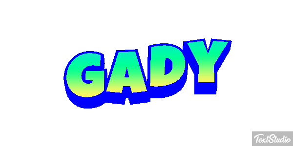 Gady Efekt tekstowy