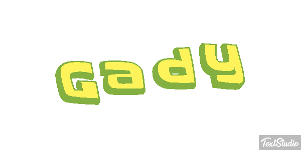 Gady Efekt tekstowy