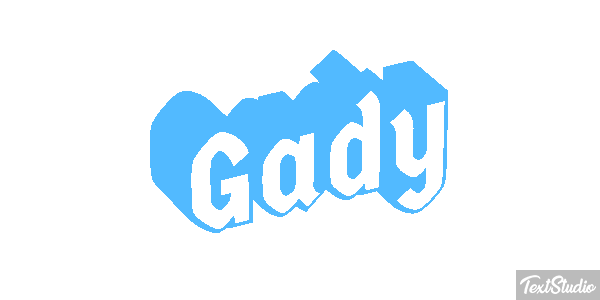 Gady Efekt tekstowy