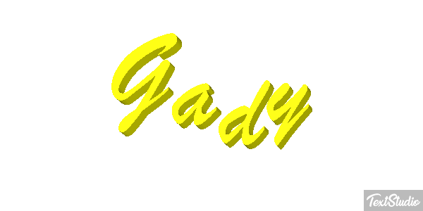 Gady Efekt tekstowy