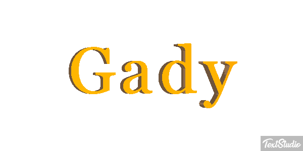 Gady Efekt tekstowy