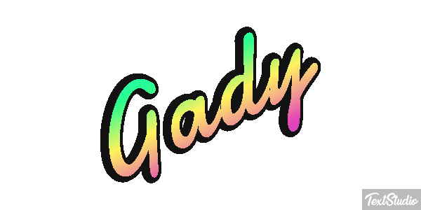 Gady Efekt tekstowy