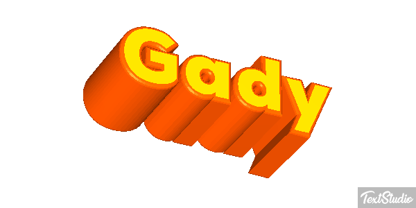Gady Efekt tekstowy