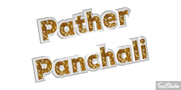 Pather Panchali Efecto de texto