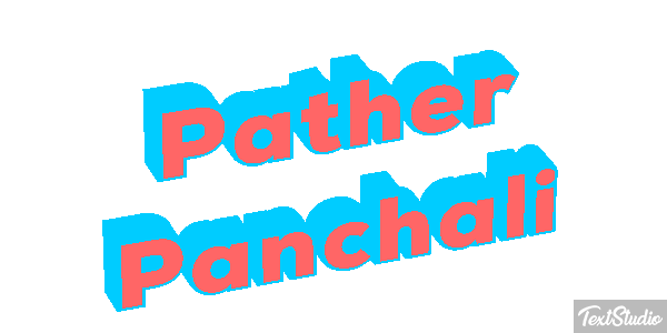 Pather Panchali Efecto de texto