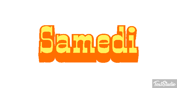 Samedi テキスト効果