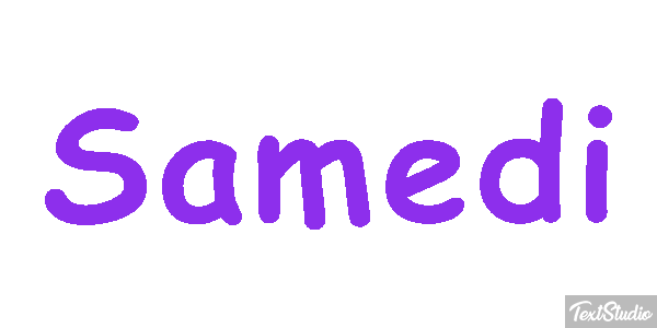 Samedi テキスト効果