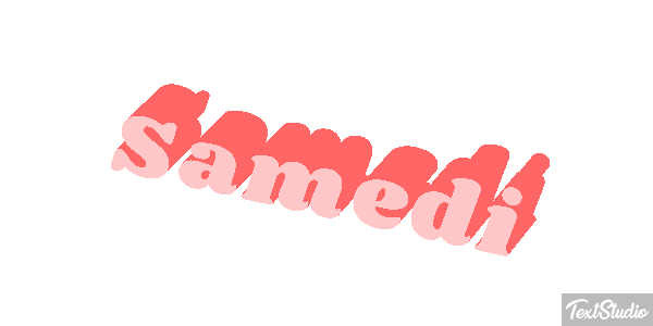 Samedi テキスト効果