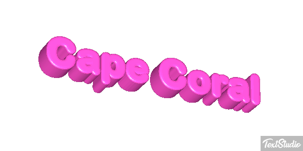 Cape Coral Texteffekt