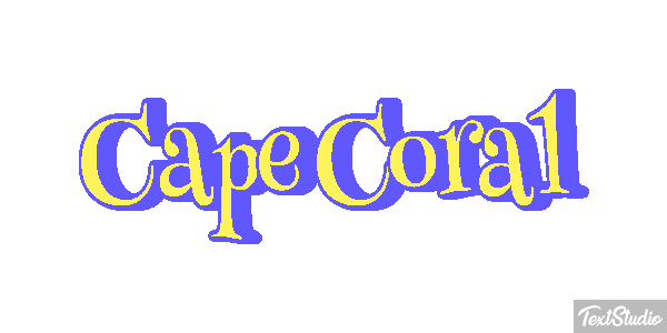 Cape Coral Texteffekt