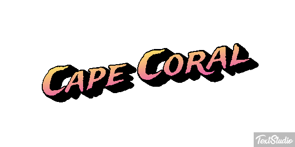 Cape Coral Texteffekt