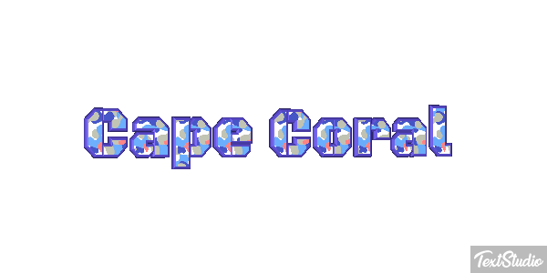 Cape Coral Texteffekt