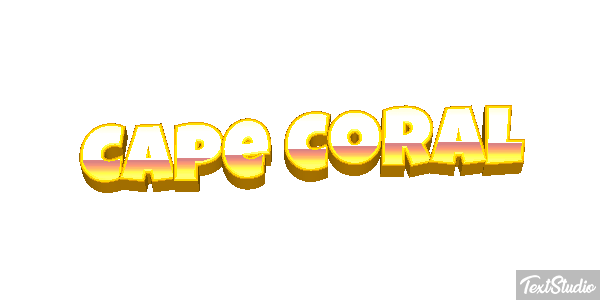 Cape Coral Texteffekt