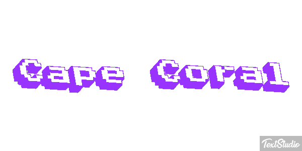 Cape Coral Texteffekt