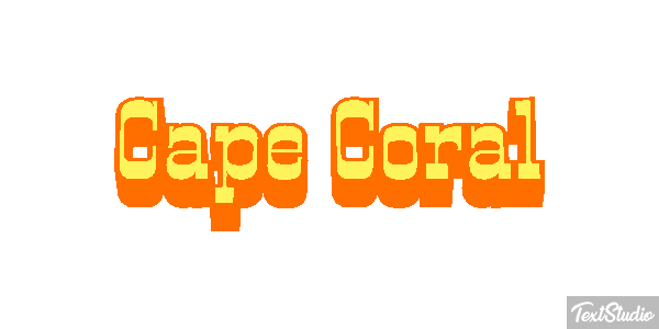 Cape Coral Texteffekt