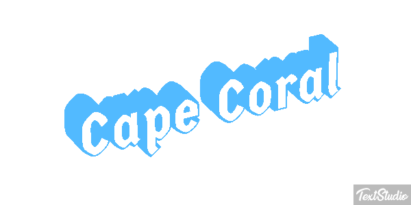 Cape Coral Texteffekt