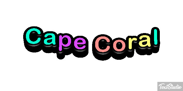 Cape Coral Texteffekt