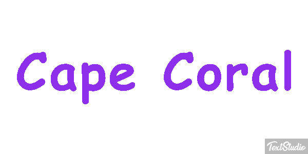 Cape Coral Texteffekt