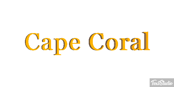 Cape Coral Texteffekt
