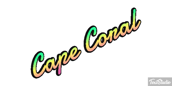 Cape Coral Texteffekt