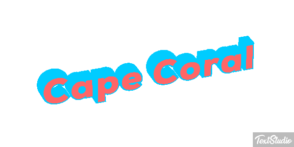 Cape Coral Texteffekt